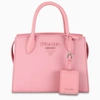 Prada Monochrome Saffiano Leather Bag In Pink