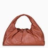 Bottega Veneta Rust Shoulder Pouch Bag In Brown