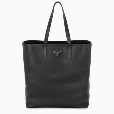 Prada Black Saffiano Shopping Bag