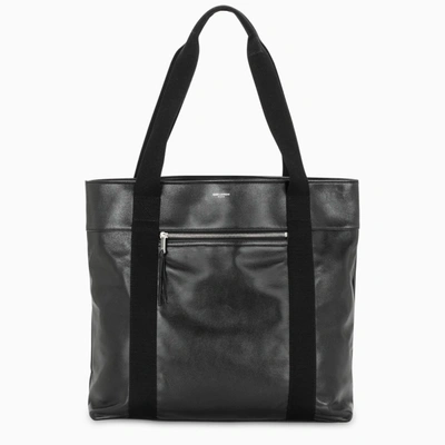 Saint Laurent Black Medium Daily Cabas Bag