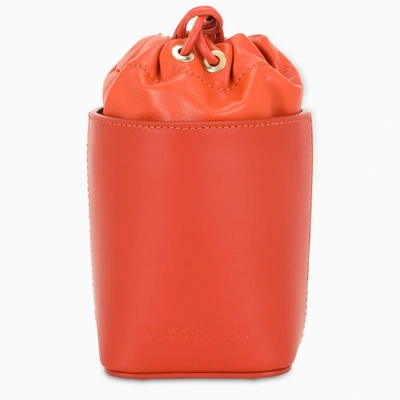 Nico Giani Brick Adenia Micro Bucket Bag In Orange