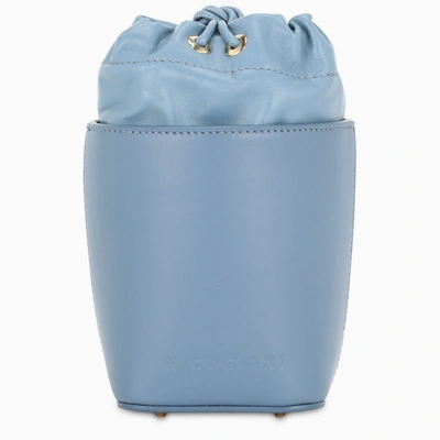 Nico Giani Light-blue Adenia Micro Bucket Bag