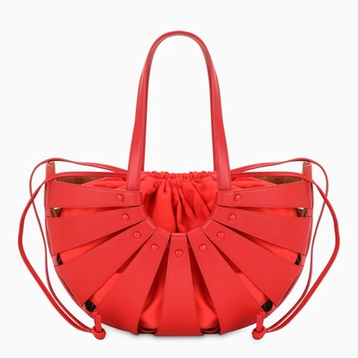 Bottega Veneta Red The Shell Bag