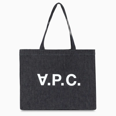 Apc Blue Denim Daniela Shopping Bag