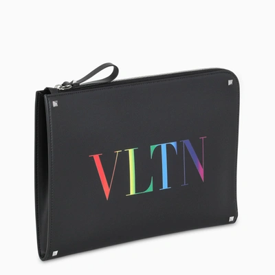 Valentino Garavani Black/multicolour Vltn Briefcase