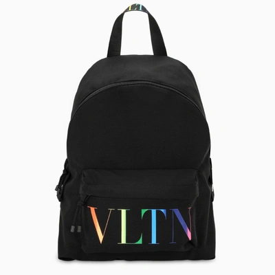 Valentino Garavani Black/multicolor Vltn Backpack