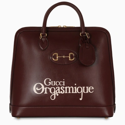 Gucci 1955 Horsebit Duffle Bag In Burgundy