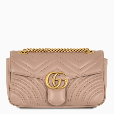 Gucci Dusty Pink Gg Marmont Small Shoulder Bag