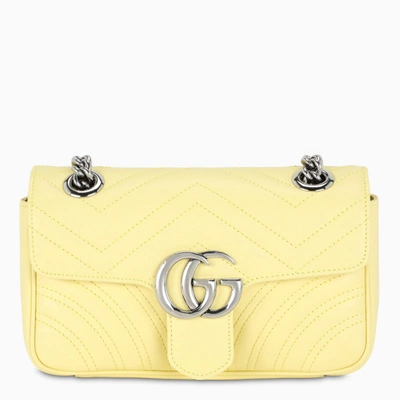 Gucci Yellow Gg Marmont Mini Bag