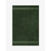 Lacoste Vert Le Croco Logo-embroidered Organic Cotton Bath Sheet 100cm X 150cm Bath Sheet In Vert