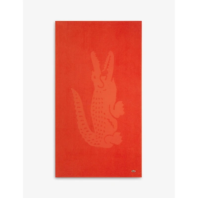 Lacoste Glaieul Glaieul Organic Cotton Beach Towel 100x160cm 1size