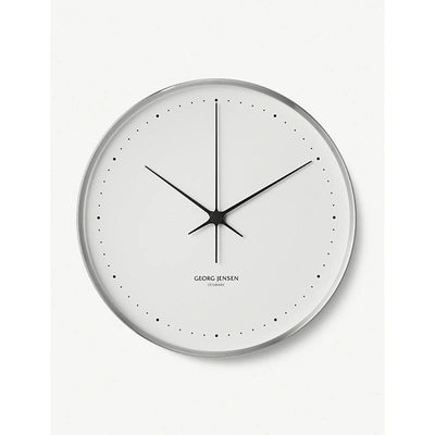 Georg Jensen Henning Koppel Stainless Steel Wall Clock 40cm