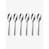 ARTHUR PRICE ARTHUR PRICE STAINLESS STEEL MONSOON MIRAGE STAINLESS STEEL TEASPOONS 6-PIECE SET,43271071