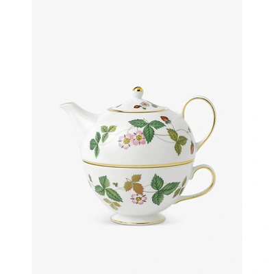 Wedgwood Wild Strawberry Fine Bone China Tea For One