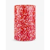 Stories Of Italy Macchia Murano Glass Vase 20cm