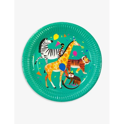 Talking Tables Party Animals Paper Plates Pack Set Of 8