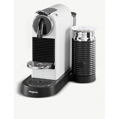 Nespresso Magimix Citiz & Milk Coffee Machine - 11319 In White