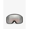 Oakley Womens Black Oo7104 00 Flight Tracker L Prizm™ Snow Goggles In Black