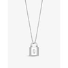 MISSOMA RIDGED RHODIUM-PLATED VERMEIL STERLING-SILVER PENDANT NECKLACE,R03701786