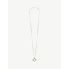 ALAN CROCETTI LOOPHOLE RHODIUM-PLATED STERLING SILVER VERMEIL NECKLACE,R03689612