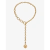 MISSOMA SPHERE LARGE 18CT YELLOW GOLD-PLATED BRASS LARIAT NECKLACE,R03713376