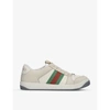 GUCCI WOMEN’S SCREENER LEATHER LOW-TOP TRAINERS,R03704756