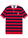 GUCCI X DISNEY APPLIQUÉD STRIPED POLO SHIRT