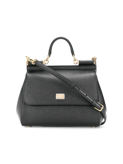 Dolce & Gabbana Borsa Sicily In Black