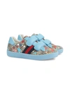 GUCCI STAR-PRINT MONOGRAM SNEAKERS