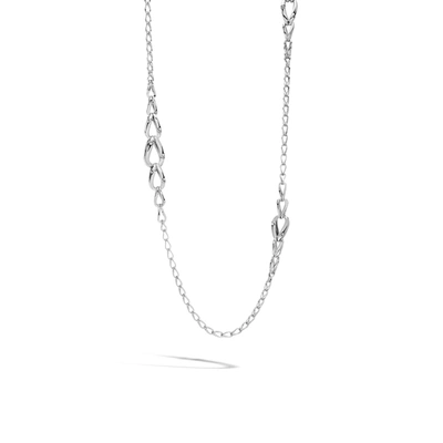 John Hardy Bamboo Graduated Link Necklace In Multicolor