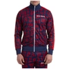 Palm Angels Broken Monogram Track Jacket In Blue
