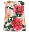 DOLCE & GABBANA FLORAL CADY TOP,P00479688