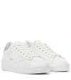 Golden Goose Purestar Leather Sneakers In White