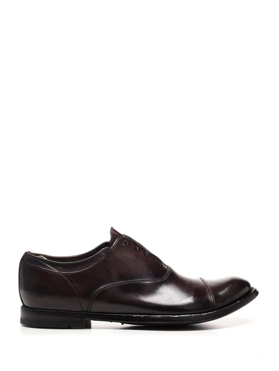 Officine Creative Anatomia 8 Derby Shoes In Black