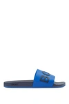 Hugo Boss Men's Bay Logo Slide Sandals In Light Blue