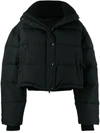 Wardrobe.nyc + Net-a-porter Hooded Quilted Padded Shell Down Jacket In Black