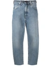 LEVI'S BARREL CROPPED STRAIGHT-LEG JEANS