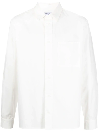 Ih Nom Uh Nit Button-down Fitted Shirt In White