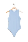 Abound Crew Neck Sleeveless Bodysuit In Blue Cashmere