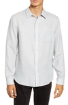 Vince Classic Fit Double Face Button-up Shirt In Arctic/leche