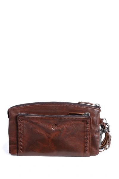 Old Trend Women's Genuine Leather Bluebell Clutch In Coffee
