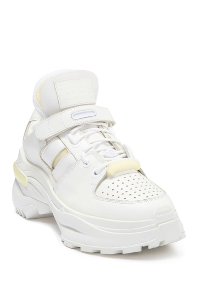 Mm6 Maison Margiela Artisanal Low Top Sneaker In White Mix