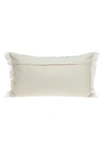 Parkland Collection Bianca Transitional White Throw Pillow In White
