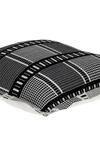 Parkland Collection Tamara Transitional Black Throw Pillow In Black