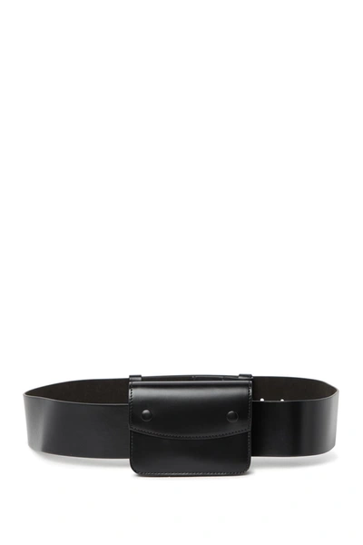 Maison Margiela Marsupio Mini Belt Bag In Black T8013