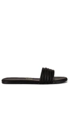 Tkees Serena Leather Slides In Black