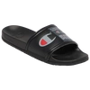 Champion Men's Squish Logo Slide Sandals From Finish Line In Black/grey/red