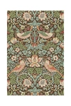 Morris & Co. Strawberry Thief Wallpaper In Brown