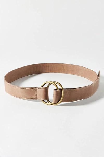 Ada Josie D-ring Belt In Beige