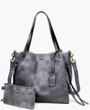 Old Trend Women's Genuine Leather Sprout Land Tote Bag In Gray Ombre